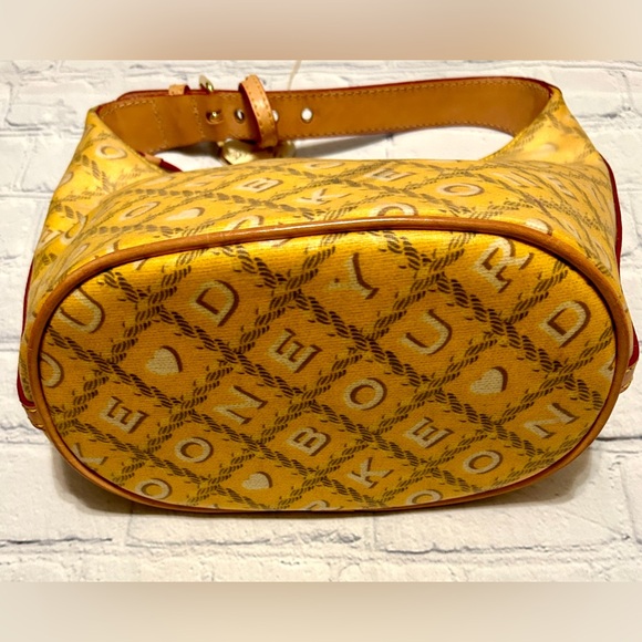 NWT Yellow Dooney & Bourke Purse - Hobo Bucket Bag - Picture 5 of 8